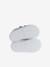 Leren geborstelde babysneakers ecru+marineblauw+veel wit - vertbaudet enfant 
