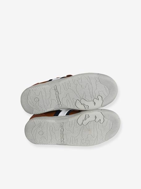 Tennisschoenen met klittenband voor jongens 6400+bruin - vertbaudet enfant 