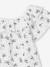 Blouse met bloemenprint voor meisjes wit - vertbaudet enfant 