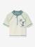 Badpakset T-shirt met UV-bescherming + short + babyhoed mintgroen - vertbaudet enfant 