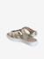 Kindersandalen met meerdere bandjes goud+zwart - vertbaudet enfant 