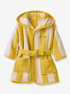 -Badjas voor baby's met strepen TRANSAT capsule familie, te personaliseren, met gerecycled katoen 