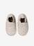 Elastische leren babyschoentjes in soepel leer goud+nachtblauw+oudroze+roze (poederkleur)+roze, bedrukt+veel roze+wit, bedrukt - vertbaudet enfant 