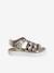 Kindersandalen met meerdere bandjes goud+zwart - vertbaudet enfant 