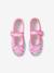 Kinderschoentjes met ballerina-stijl en klittenband rozen - vertbaudet enfant 