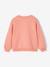 Basic meisjessweater met motief antraciet+donkerpaars+inktblauw+koraal+pioenroos+salie+vanille - vertbaudet enfant 