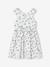 Jurk met bloemenprint wit - vertbaudet enfant 