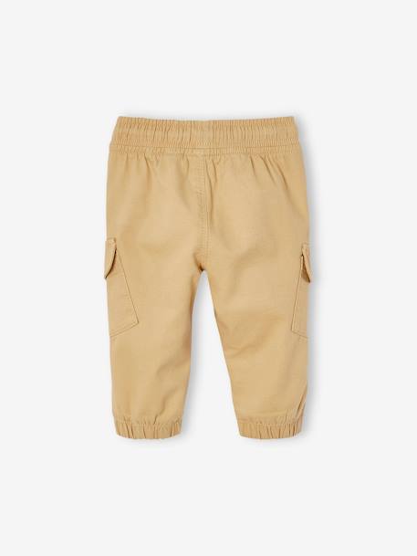 Battlebroek voor baby's cappuccino+kaki - vertbaudet enfant 