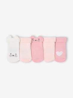 Baby-Sokken, kousen-Set van 5 paar sokken "kat" baby