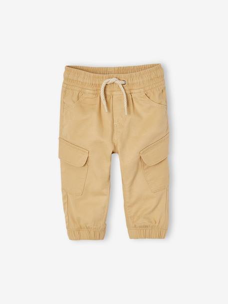Battlebroek voor baby's cappuccino+kaki - vertbaudet enfant 