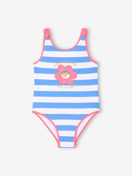 Badpak voor meisjes blauw - vertbaudet enfant 
