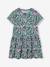 Meisjesjurk met print beige, bedrukt+groen, bedrukt+groengrijs+meerkleurig - vertbaudet enfant 