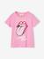 Kinder Sommer-Schlafanzug THE ROLLING STONES roze, geruit - vertbaudet enfant 