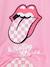 Kinder Sommer-Schlafanzug THE ROLLING STONES roze, geruit - vertbaudet enfant 