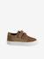 Leren derby's met klittenband voor jongens 6529+beige+marineblauw - vertbaudet enfant 