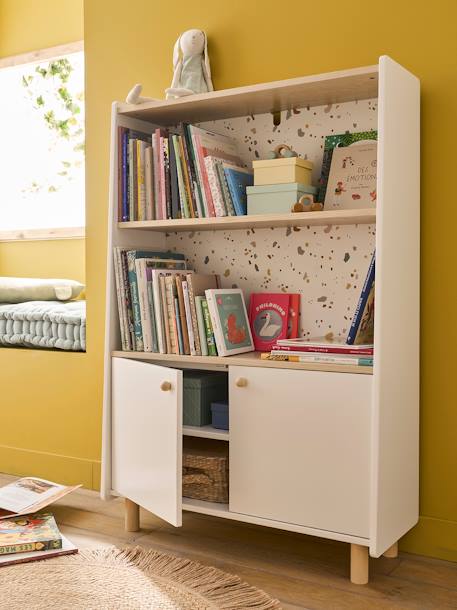 Lage boekenkast met plank LIGNE TERRAZZO beige - vertbaudet enfant 