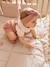 Effen bi-materiaal vloermat / boxkleed indigoblauw+okergeel+olijf+taupe+terracotta+vanille - vertbaudet enfant 