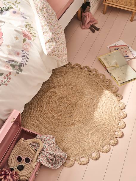 Rond tapijt van jute FESTON beige - vertbaudet enfant 