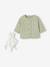 Babyset met gewatteerd jasje en knuffel saliegroen - vertbaudet enfant 