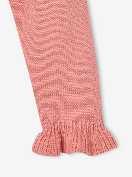 Bolerovest meisje chambrayblauw+oudroze - vertbaudet enfant 