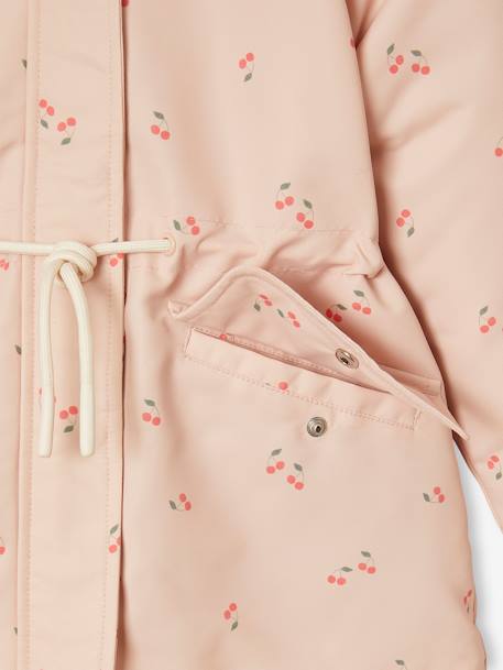 3-in-1 parka voor meisjes lichtroze - vertbaudet enfant 