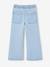Wijde tregging voor meisjes van denim denimgrijs+donkerblauw+lichtblauw+middenblauw - vertbaudet enfant 