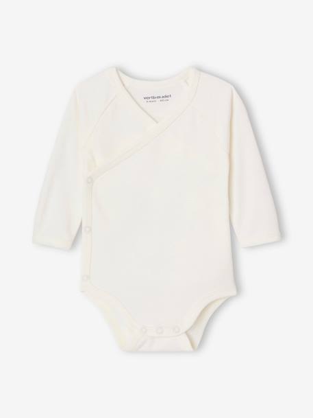 Geboorteset personaliseerbaar rompertje + tuinbroek + muts + vest rozen - vertbaudet enfant 