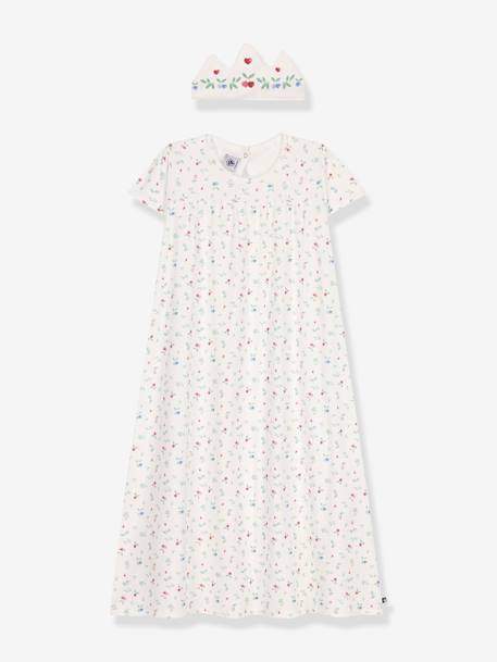 Nachthemd en kroontje kind PETIT BATEAU wit - vertbaudet enfant 
