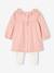 Babyset jurk + legging + haarband rozen - vertbaudet enfant 