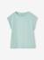 Set van 3 Basics meisjesshirts met korte mouwen bleekblauw+grijsblauw+roze (poederkleur) - vertbaudet enfant 