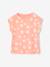 Set van 3 Basics meisjesshirts met korte mouwen bleekblauw+grijsblauw+roze (poederkleur) - vertbaudet enfant 