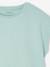 Set van 3 Basics meisjesshirts met korte mouwen bleekblauw+grijsblauw+roze (poederkleur) - vertbaudet enfant 