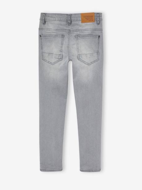 Slim fit jongensjeans Morphologik 'waterless' heupomtrek SMALL DENIM DONKERGRIJS+denimgrijs+double stone+RUW DENIM+STONE+zwart denim - vertbaudet enfant 
