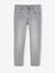 Slim fit jongensjeans Morphologik 'waterless' heupomtrek LARGE DENIM DONKERGRIJS+denimgrijs+double stone+RUW DENIM+STONE - vertbaudet enfant 