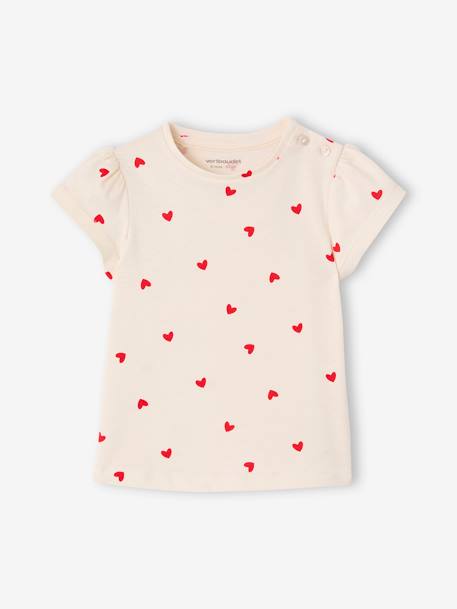 Set van 2 Basics T-shirts met korte mouwen lichtroze - vertbaudet enfant 