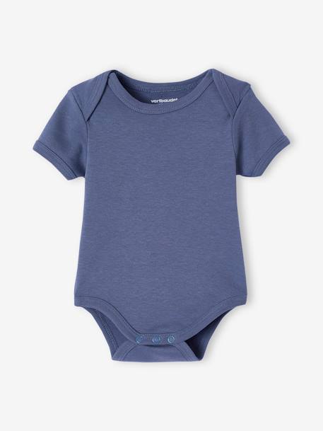 Set met 5 rompers korte mouwen blauw - vertbaudet enfant 