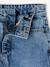 Ruime meisjesjeans MorphologiK met een smalle taille denimgrijs+donkerblauw+lichtblauw+middenblauw - vertbaudet enfant 