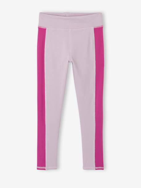 Sportset voor meisjes hoodie + legging lila - vertbaudet enfant 