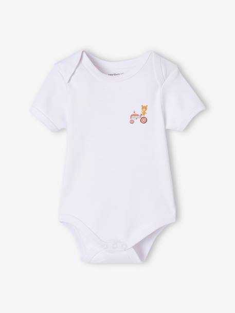 Set met 5 rompers korte mouwen blauw - vertbaudet enfant 
