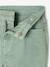 Slim fit wijde meisjesbroek MorphologiK antraciet+roze (poederkleur)+saliegroen - vertbaudet enfant 