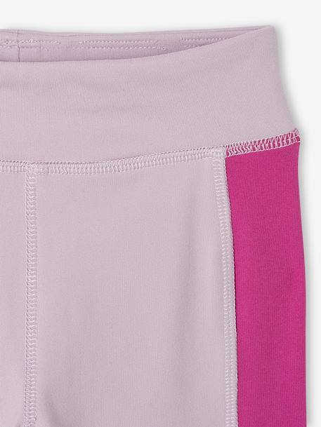Sportset voor meisjes hoodie + legging lila - vertbaudet enfant 