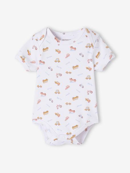 Set met 5 rompers korte mouwen blauw - vertbaudet enfant 