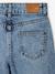 Ruime meisjesjeans MorphologiK met een smalle taille denimgrijs+donkerblauw+lichtblauw+middenblauw - vertbaudet enfant 
