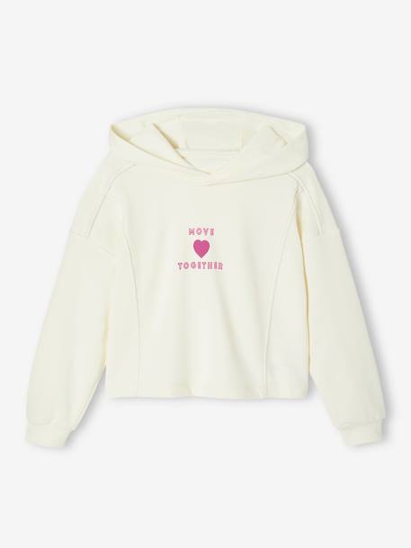 Sportset voor meisjes hoodie + legging lila - vertbaudet enfant 