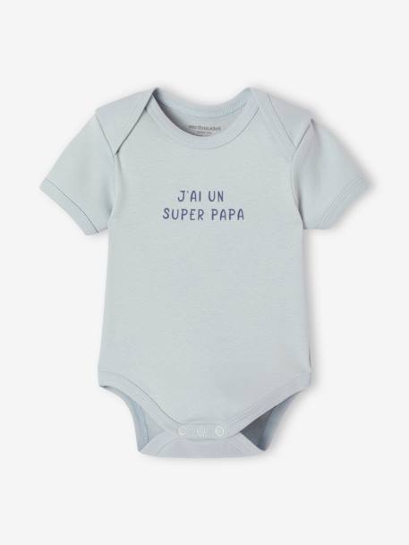 Set met 5 rompers korte mouwen blauw - vertbaudet enfant 