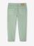 Slim fit wijde meisjesbroek MorphologiK antraciet+roze (poederkleur)+saliegroen - vertbaudet enfant 