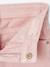 Slim fit wijde meisjesbroek MorphologiK antraciet+roze (poederkleur) - vertbaudet enfant 