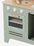 Houten keukentje met accessoires van FSC®-hout ecru+rozen+saliegroen - vertbaudet enfant 