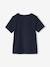 Jongensshirt met motief in omkeerbare pailletten Basics blauwgroen+ecru+nachtblauw+oceaanblauw+wit - vertbaudet enfant 