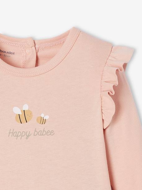 Set van 2 slaappakjes bijen rozen - vertbaudet enfant 